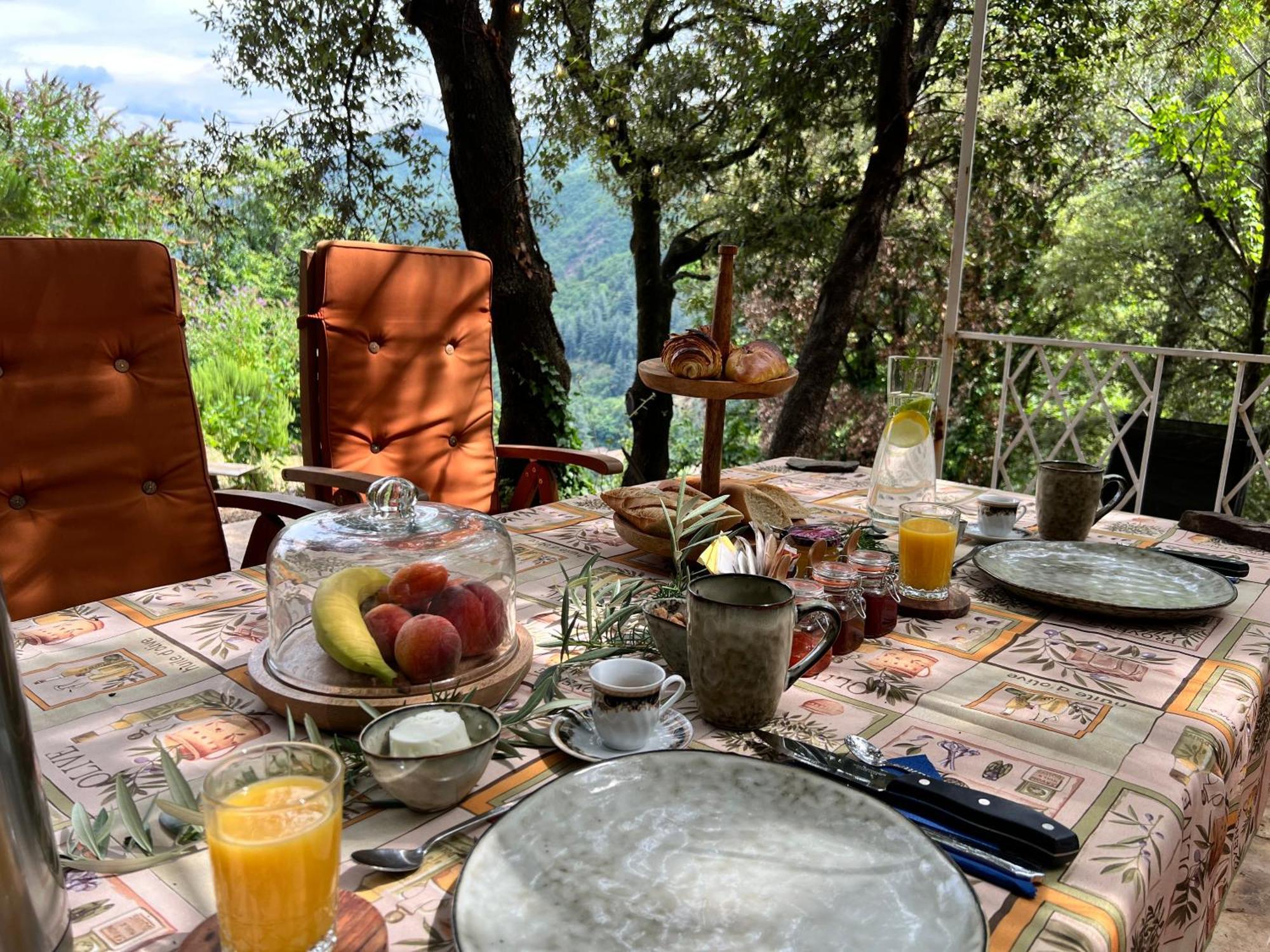 Les Magnels Bed and Breakfast Valleraugue Buitenkant foto